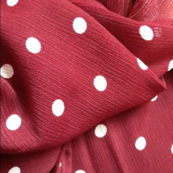 Off Shoulder Dotted Two Piece Set - Picture 6 of 6